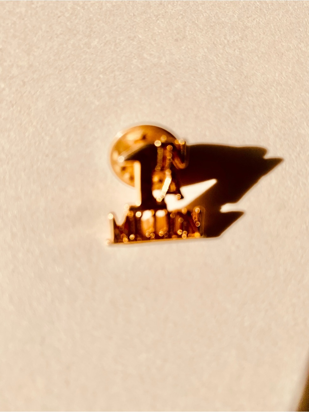 Gold Letter 'A' Pin - Women Jewelry